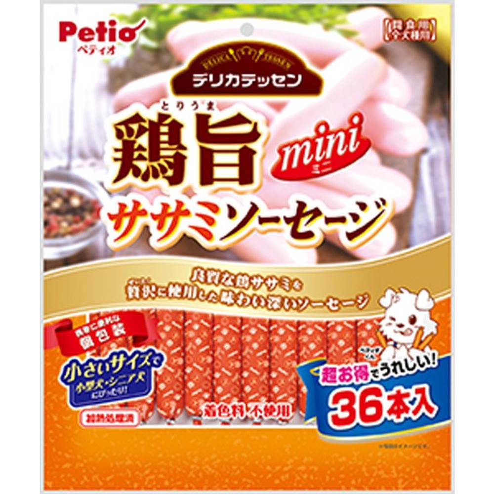 ペティオ　鶏旨ミニササミソーセージ　36本, その他カラー１, その他サイズ１