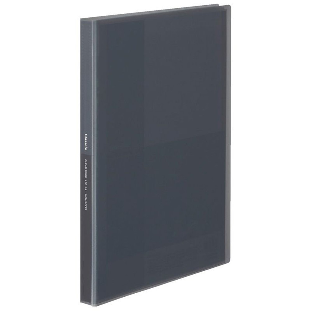  商品名： クリヤーブック　Glassele　A4・40枚, ブルー, A4縦