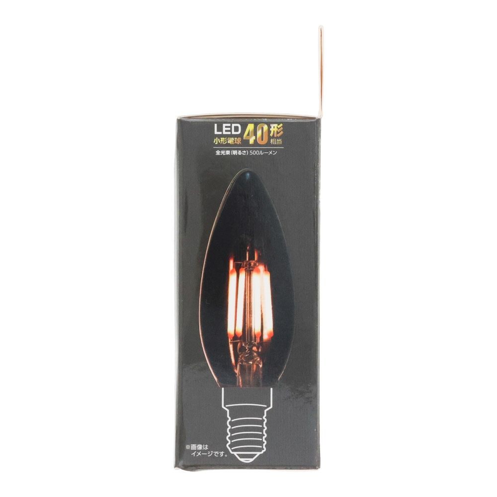 ヤザワ フィラメントLED LDC4LG32E14C, クリア, 40形相当