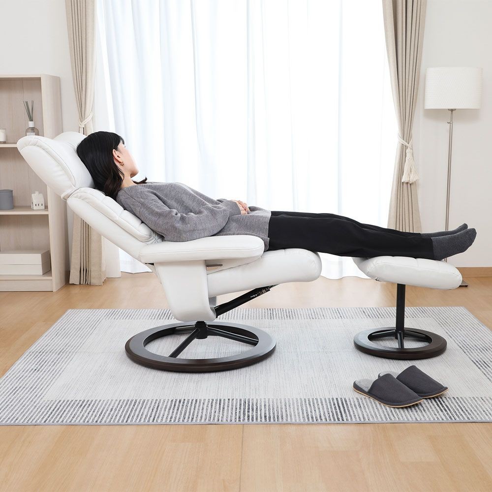 不二貿易 パーソナルチェアー　オール　ＷＨ【メーカー直送・代引不可】, ホワイト, 幅810mm&times;奥行mm&times;高さmm