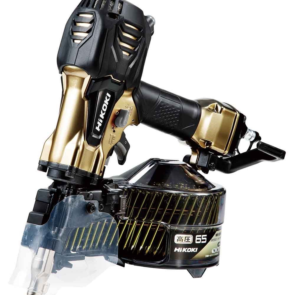 ハイコーキ　HiKOKI 高圧ロール釘打機 NV65HR2 (S), ゴールド, NV65HR2 (S)
