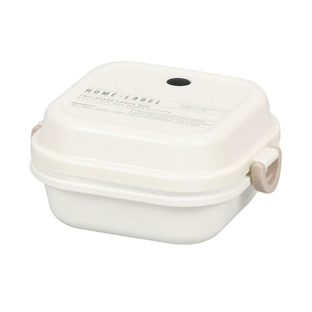 パール　ランチボックス　正方形　ブラック, その他カラー２, Lサイズ