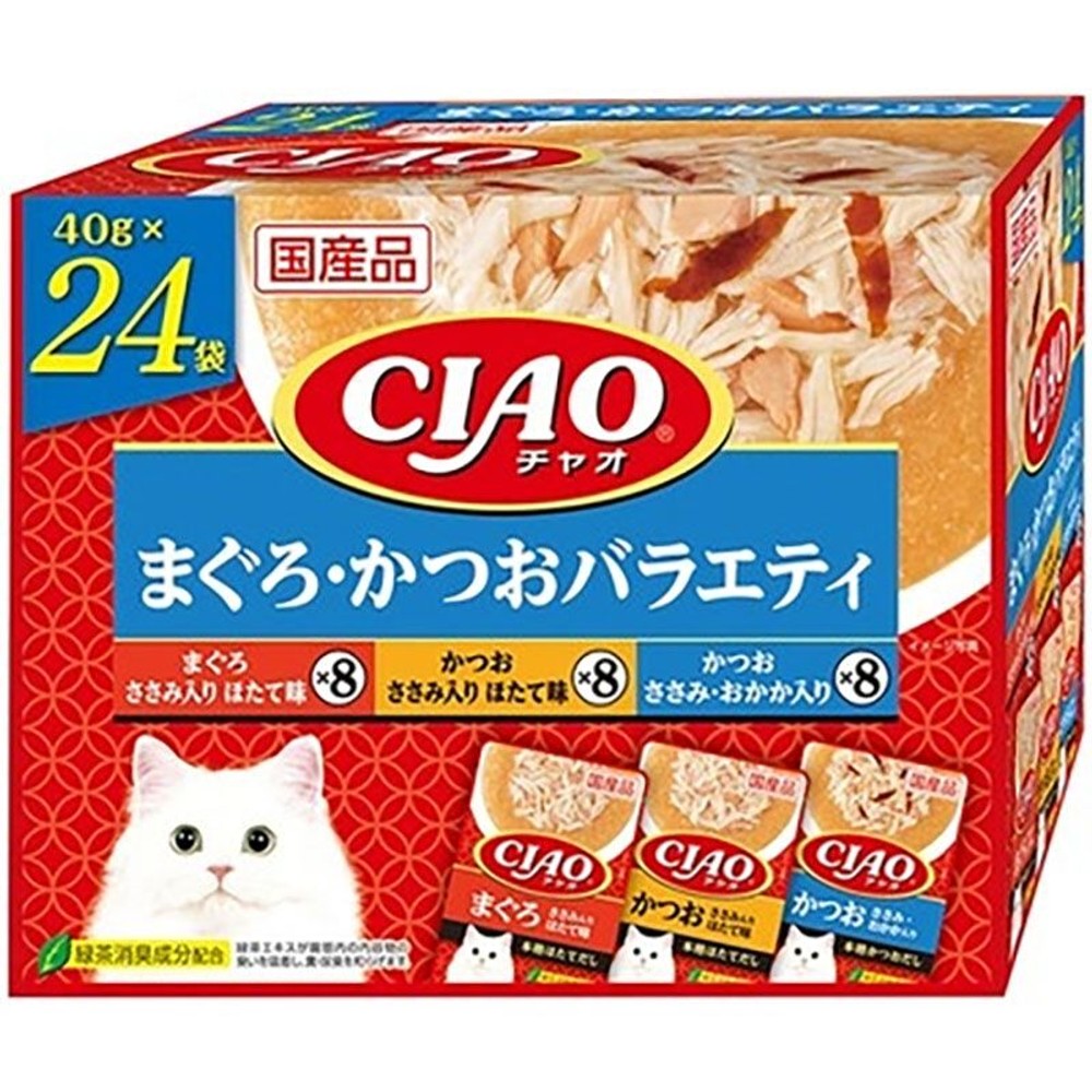 いなば　チャオパウチ　まぐろかつおＶ　24袋, まぐろかつおV, 24袋入