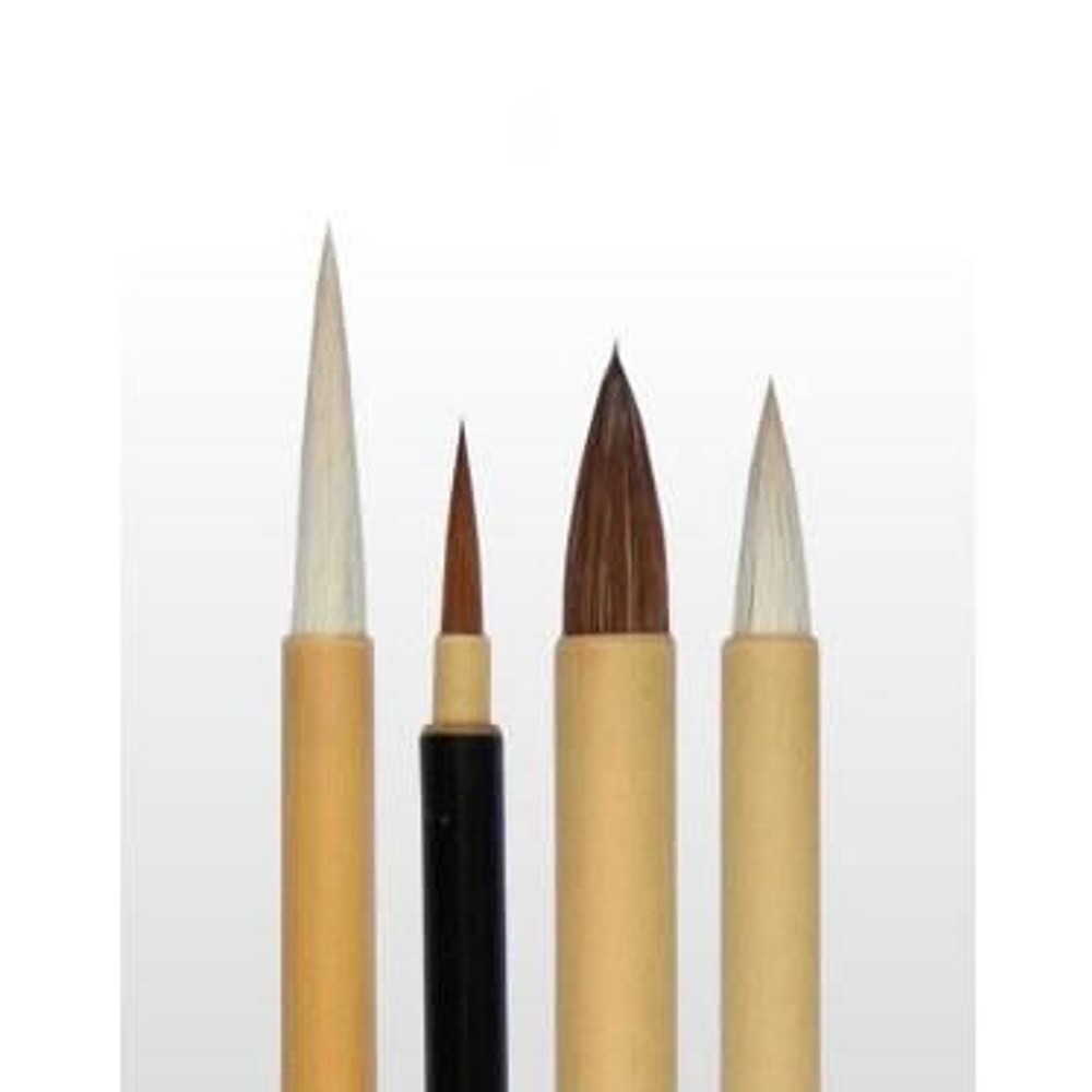 長栄堂 絵手紙 絵手紙筆セット中級用 品番：66200, 長栄堂 絵手紙 絵手紙筆セット, 中級用 品番：66200