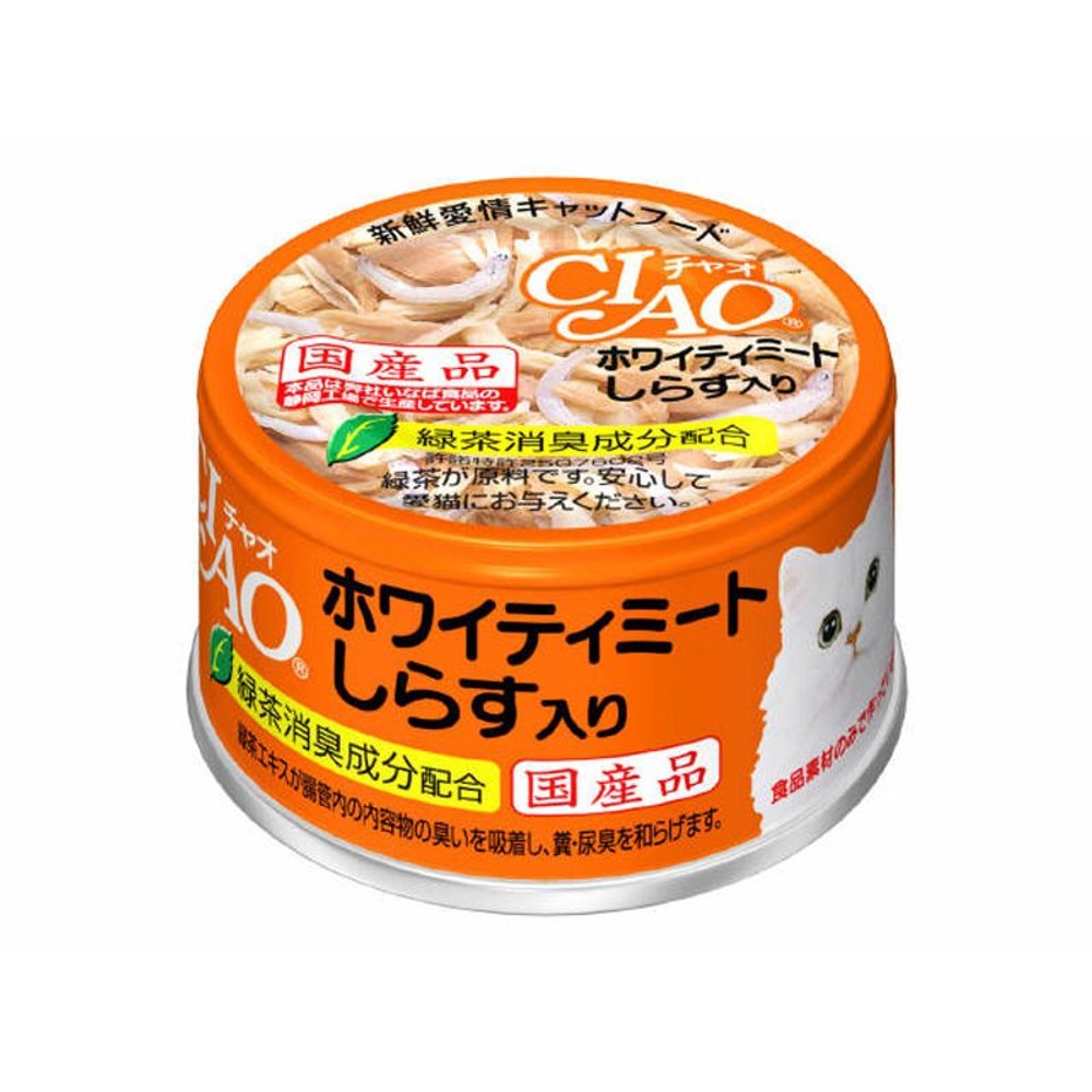 チャオ　ホワイティミート　しらす　85Ｇ, しらす入り, 85g