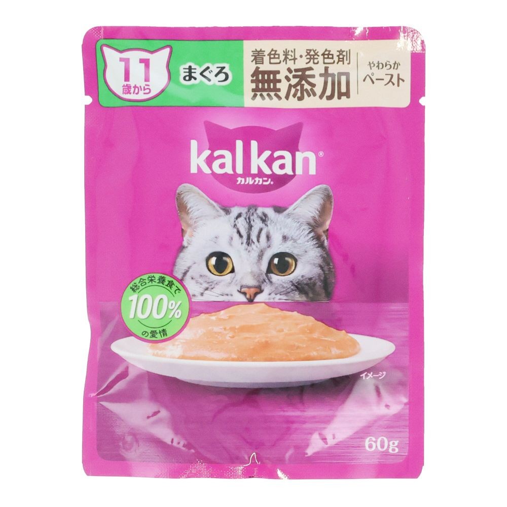 カルカンパウチ　１１歳から　ペースト　まぐろ　無添加, １１歳から　まぐろ　無添加, 60g