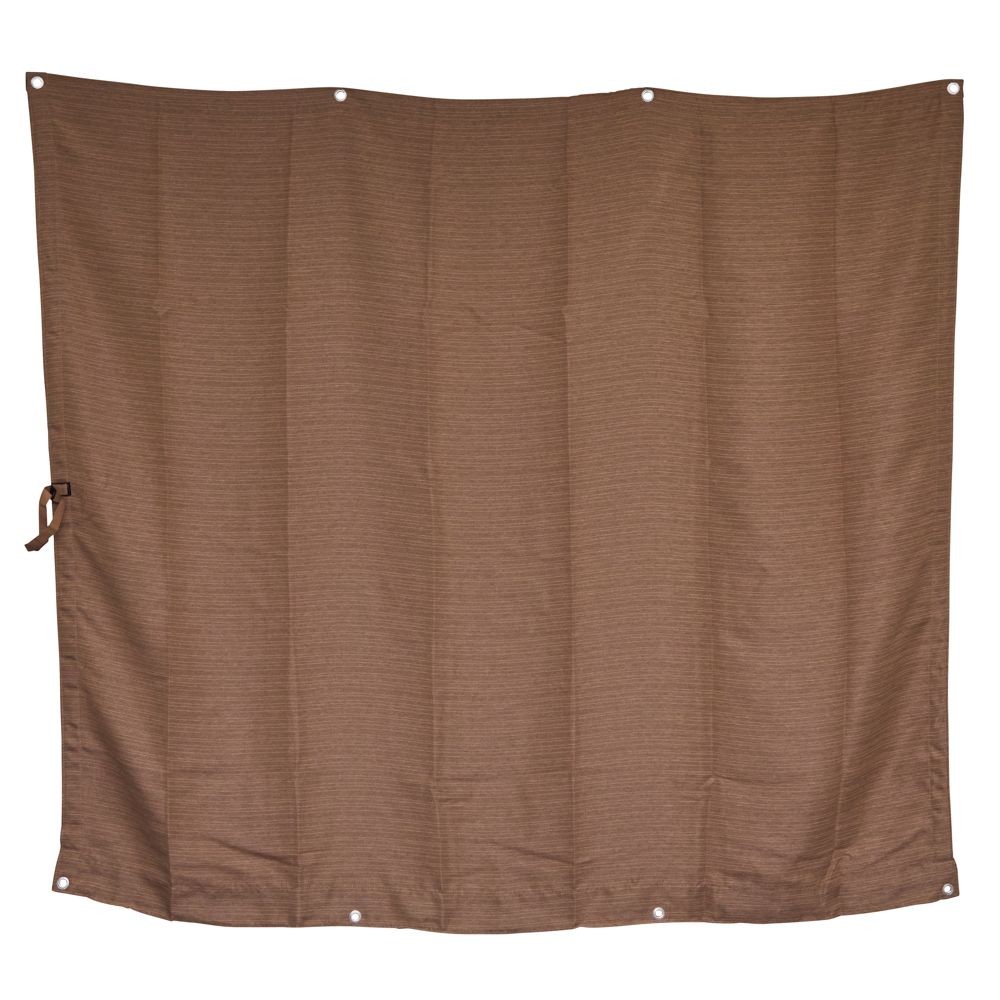 撥水ベランダオーニングカーテン, ベージュ, -