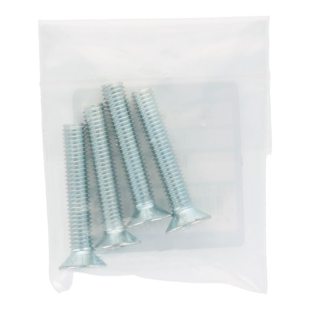 小ねじ　皿　ユニクロ　Ｍ６&times;３５ｍｍ　４本入, シルバー, M6&times;35mm