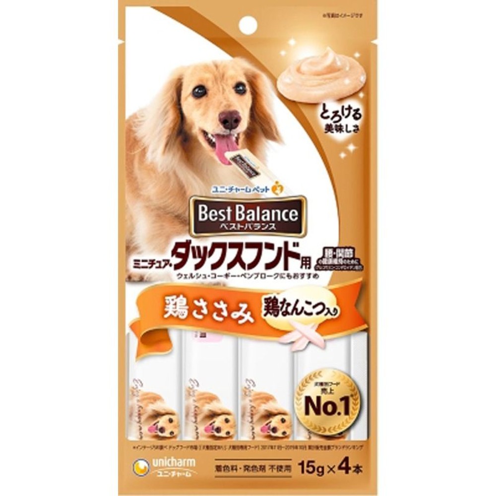 ユニチャーム　ベストバランス　ダックスささみ　15ｇ4本, その他カラー１, その他サイズ１