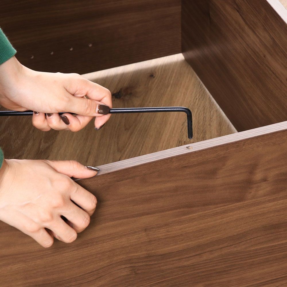 不二貿易 ＥＺＢＯオープンラック４段　ＭＢＲ【メーカー直送・代引不可】, ブラウン, 幅600mm×奥行280mm×高さ1200mm