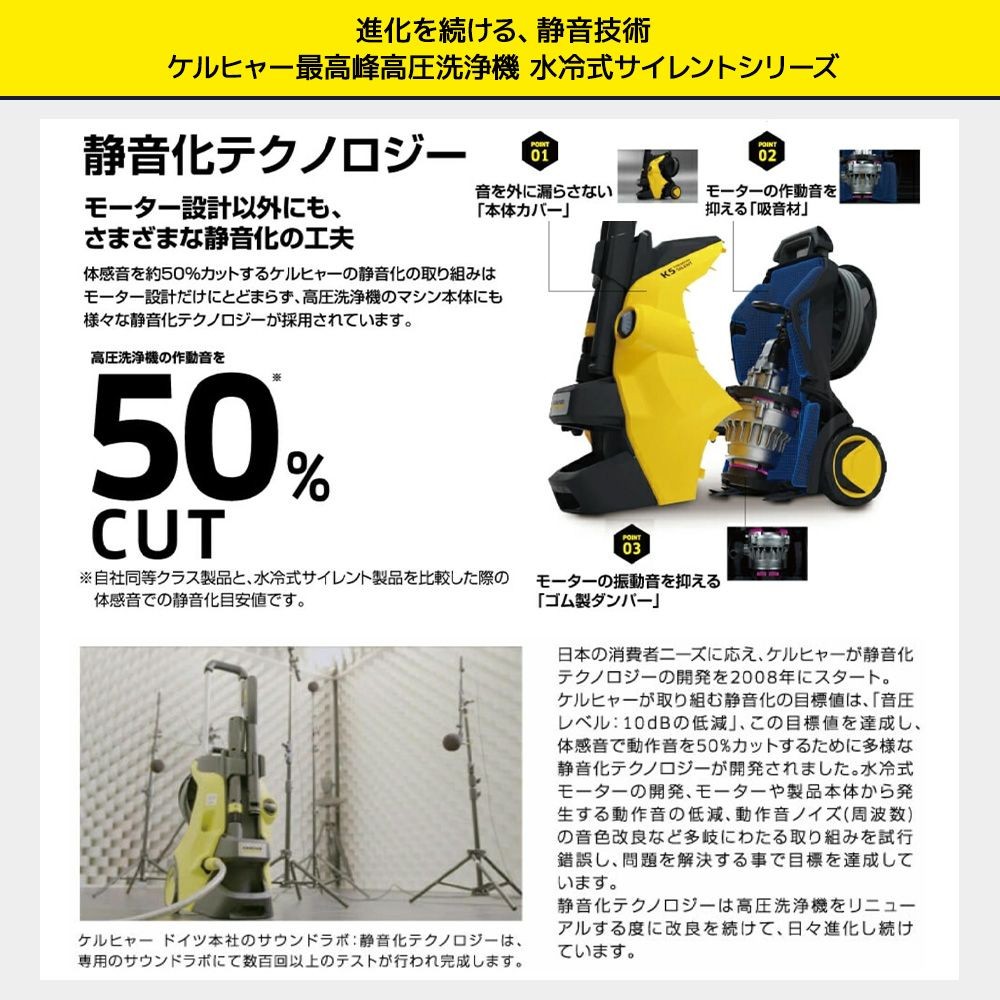 ケルヒャー 高圧洗浄機 K4 プレミアム サイレント 1603-440