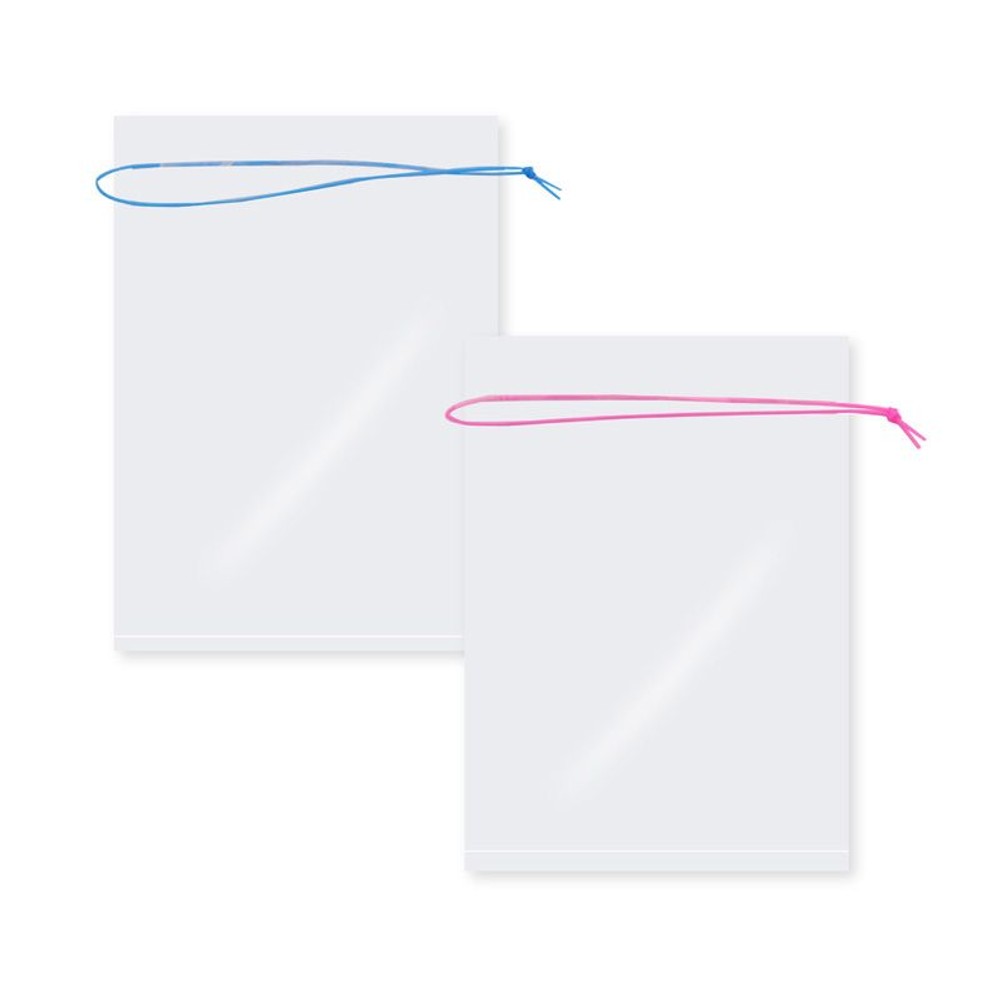 金魚ポリ　No.1　100枚, ピンク・青, No.1