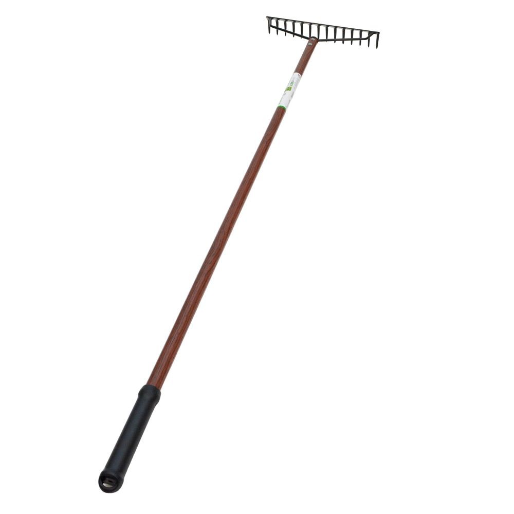 ＷＩＺＡ　パイプ柄アメリカンレーキ, 木柄, 家庭用