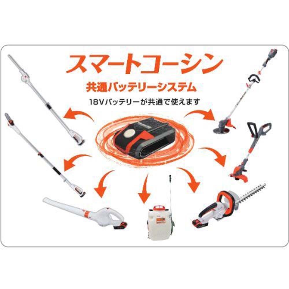 【現行品】工進充電式チェンソーＳＣＳー1820, ホワイト, ＳＣＳー1820