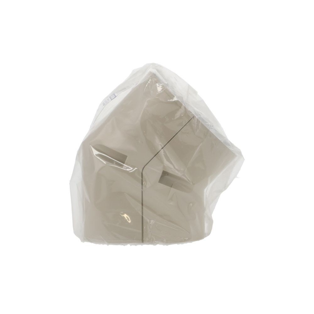 因幡電工 スリムダクトSD用 スリムコーナー立面45&deg; SCF-140, アイボリー, 140用