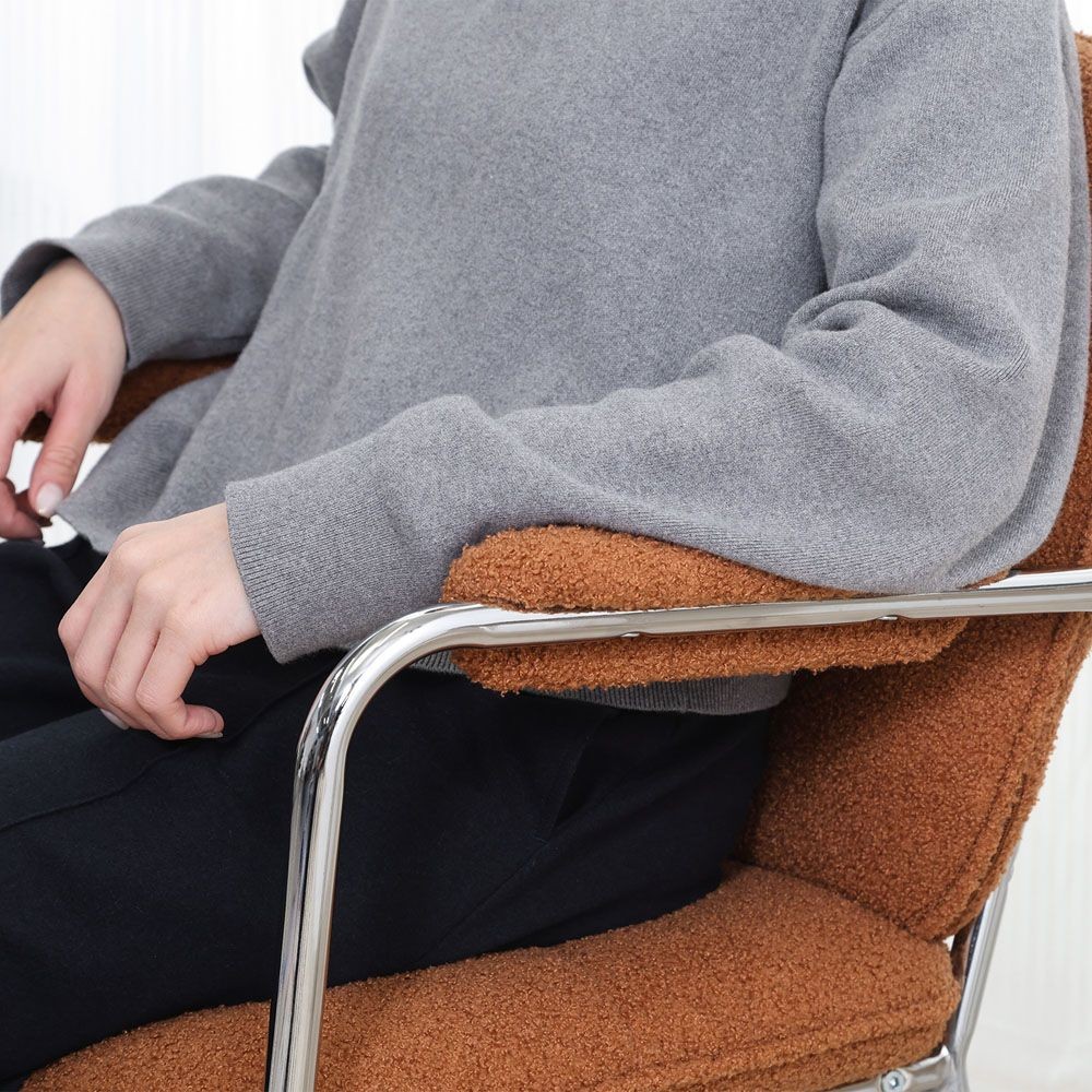 不二貿易 ダイニングチェア　ルル　ＯＲ【メーカー直送・代引不可】, オレンジ, 幅550mm&times;奥行600mm&times;高さ810mm