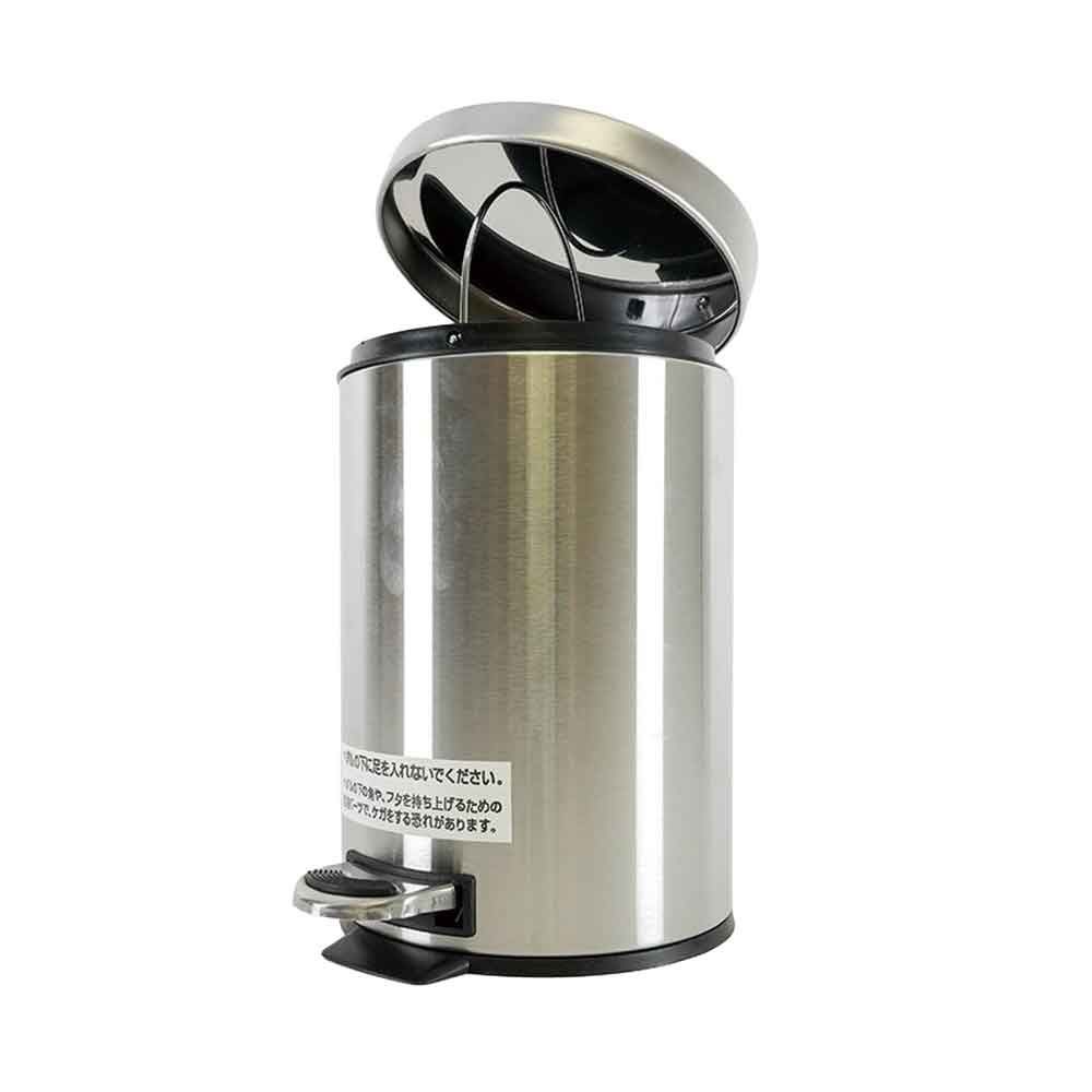 ステンレスペダルペール, シルバー（5.0L）, 5.0L