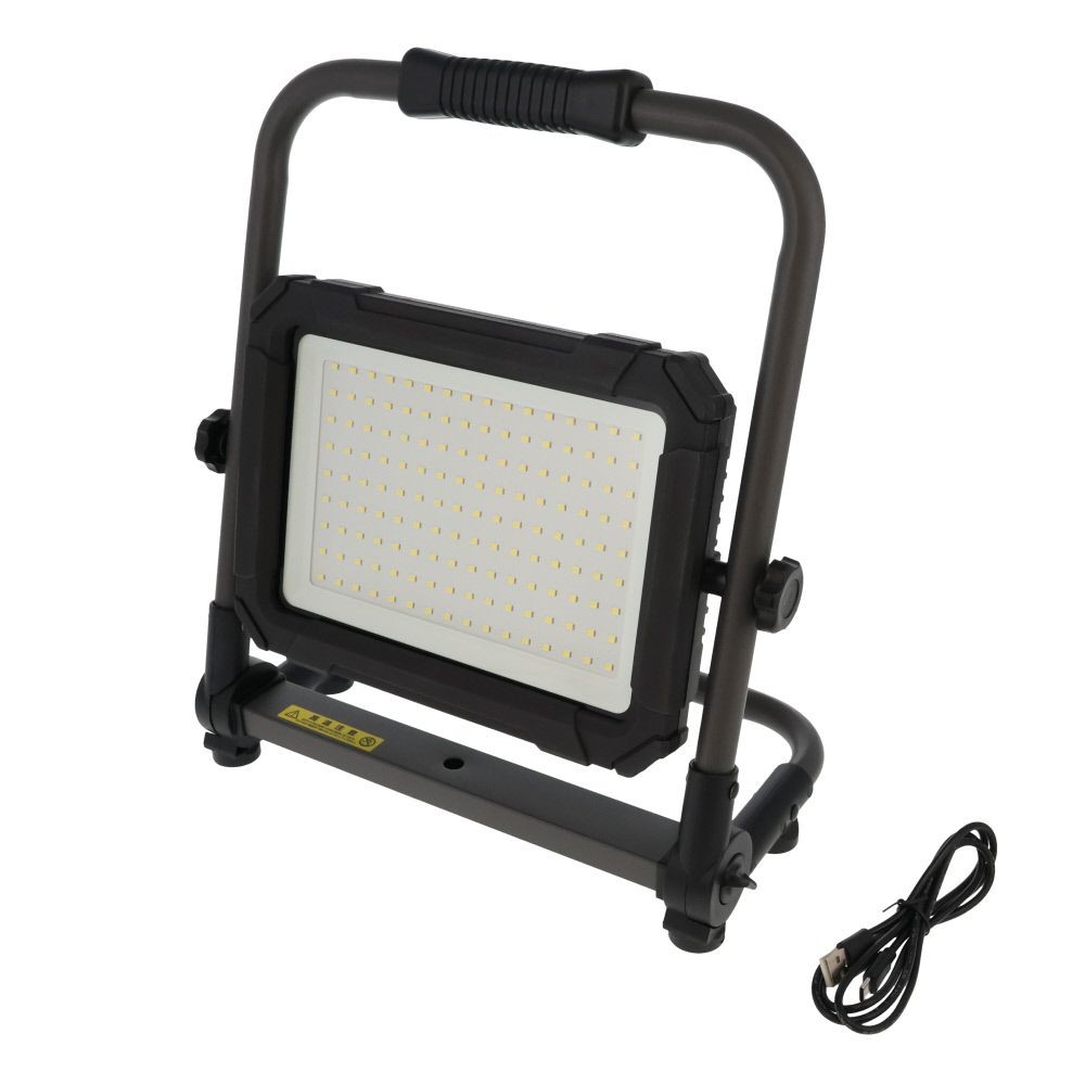 WIZ'A ウィザ　充電式　ＬＥＤ投光器　６０００ｌｍ, ブラック, 充電式　6000lm