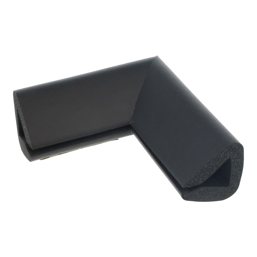 安心クッションはさみこみコーナー ２０ｍｍ, ブラック, 20mm