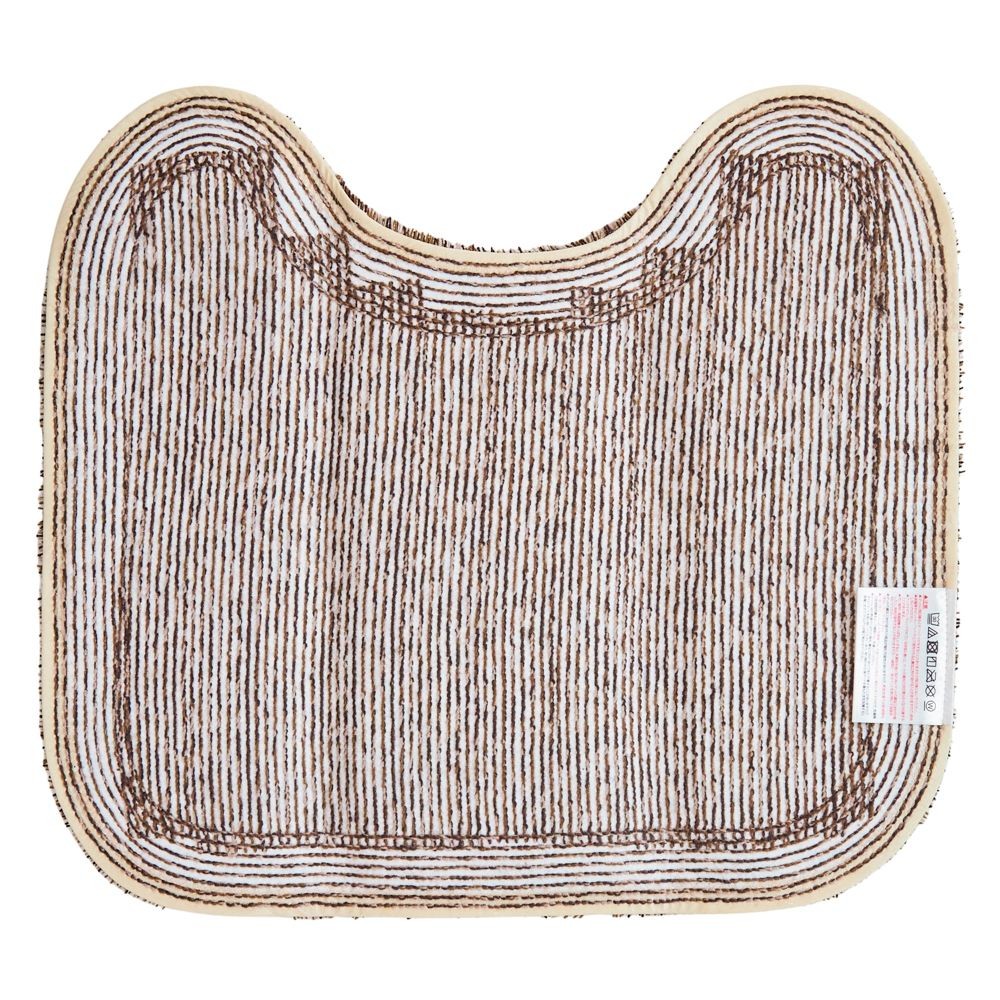 センコーＮＥＯツイード2ミニトイレマット, ブラウン, 43×47cm
