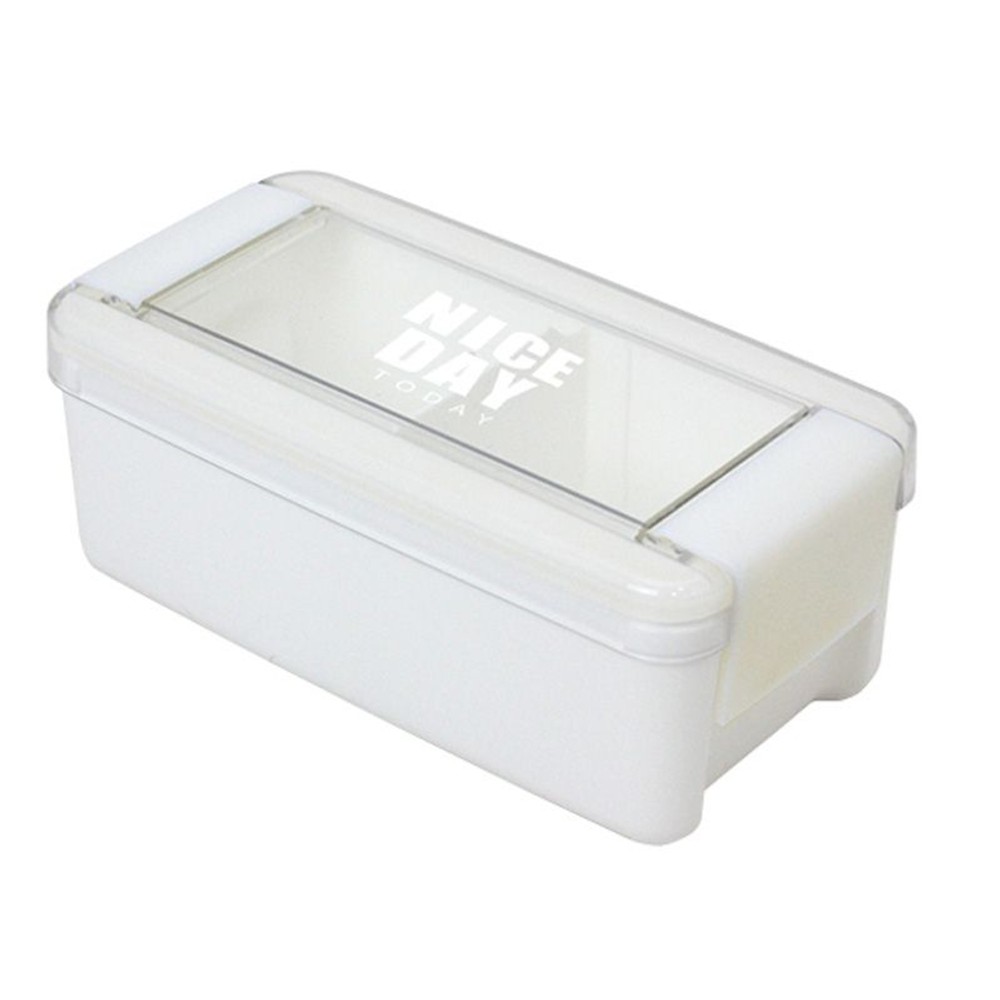 岩崎　パッキン一体型ランチ1段520ｍｌホワイト, ホワイト, 520ml