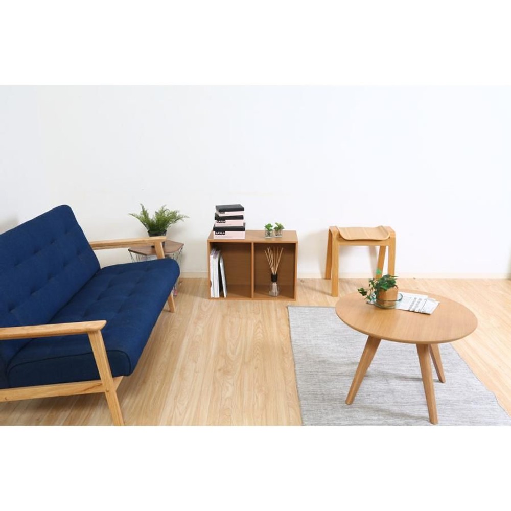 カラーボックス2段【メーカー直送・代引不可】, ナチュラル, 2段