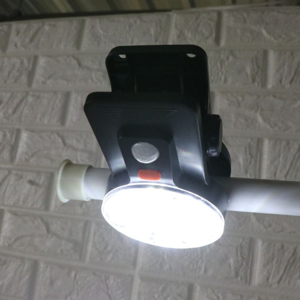  クリップ式ソーラーセンサーライト HDL-6410, ブラック, クリップ式