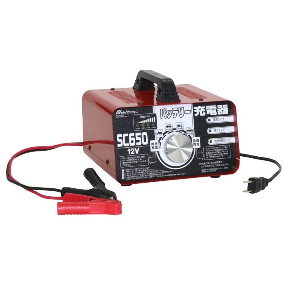 大自　バッテリー充電器　ＳＣー650, 赤／黒, 6.5A