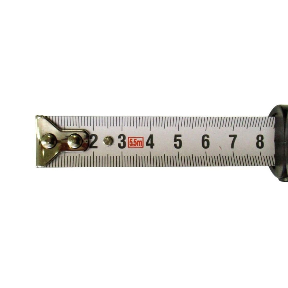 グレートツール コンパクトメジャー オートストップ 25mm幅&times;5.5m, ブラック, 25mm巾&times;長さ5.5m