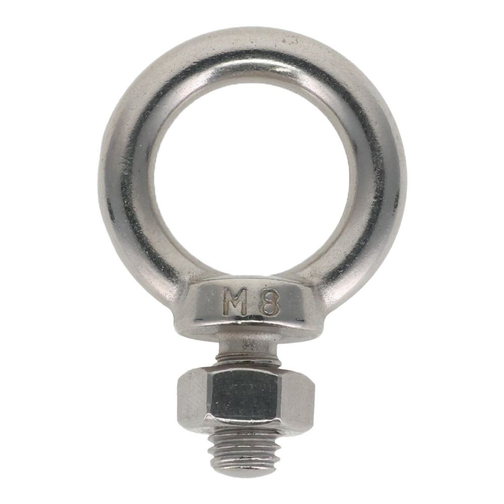 ステンレスアイボルト（ナット付き）８ｍｍ, アイボルト, 8mm