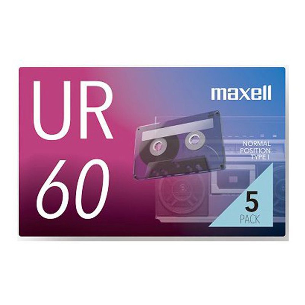 マクセル　ｍａｘｅｌｌ　カセットテープ　ＵＲ　６０分, 60分（5）, 5個入り