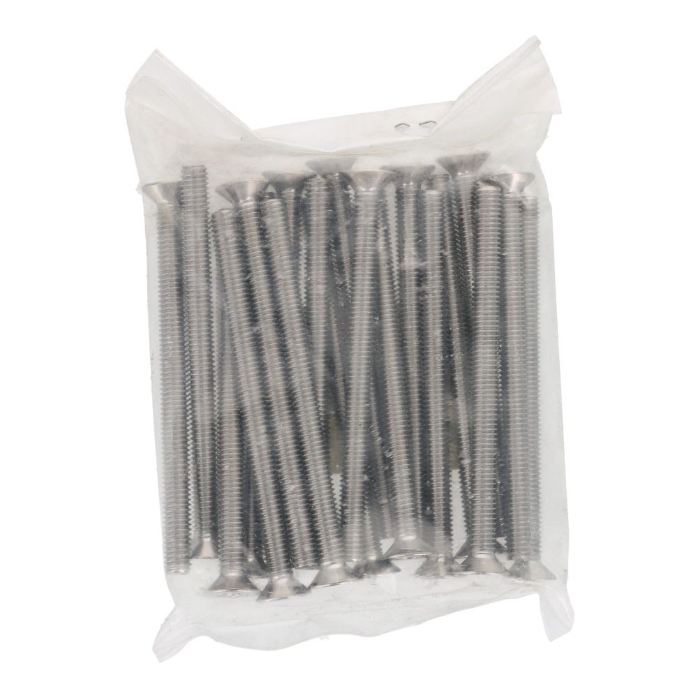 ＯＨＳＡＴＯ　ステンレス　小ねじ　皿　Ｍ６&times;８０　２０入, ステンレス, 20個入り