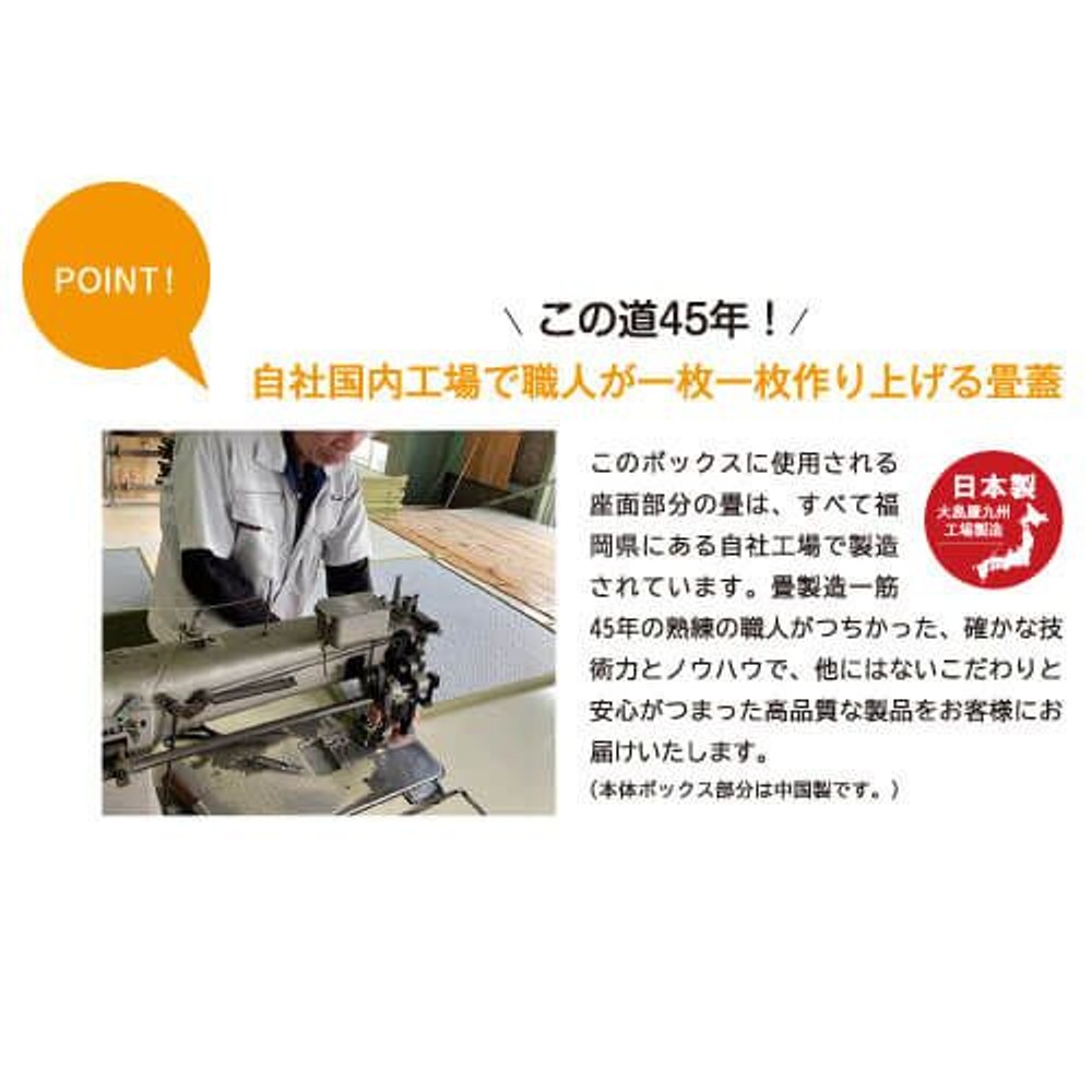 畳ボックス  ロー 樹脂製, グレー, その他サイズ１