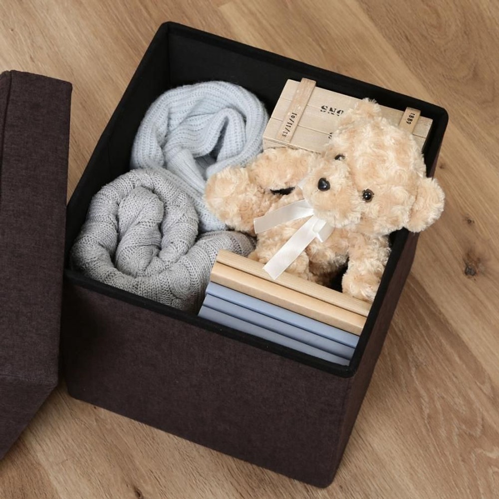 不二貿易  ディノ　ボックススツール　Ｗ38 【メーカー直送・代引不可】, ベージュ, 38cm幅