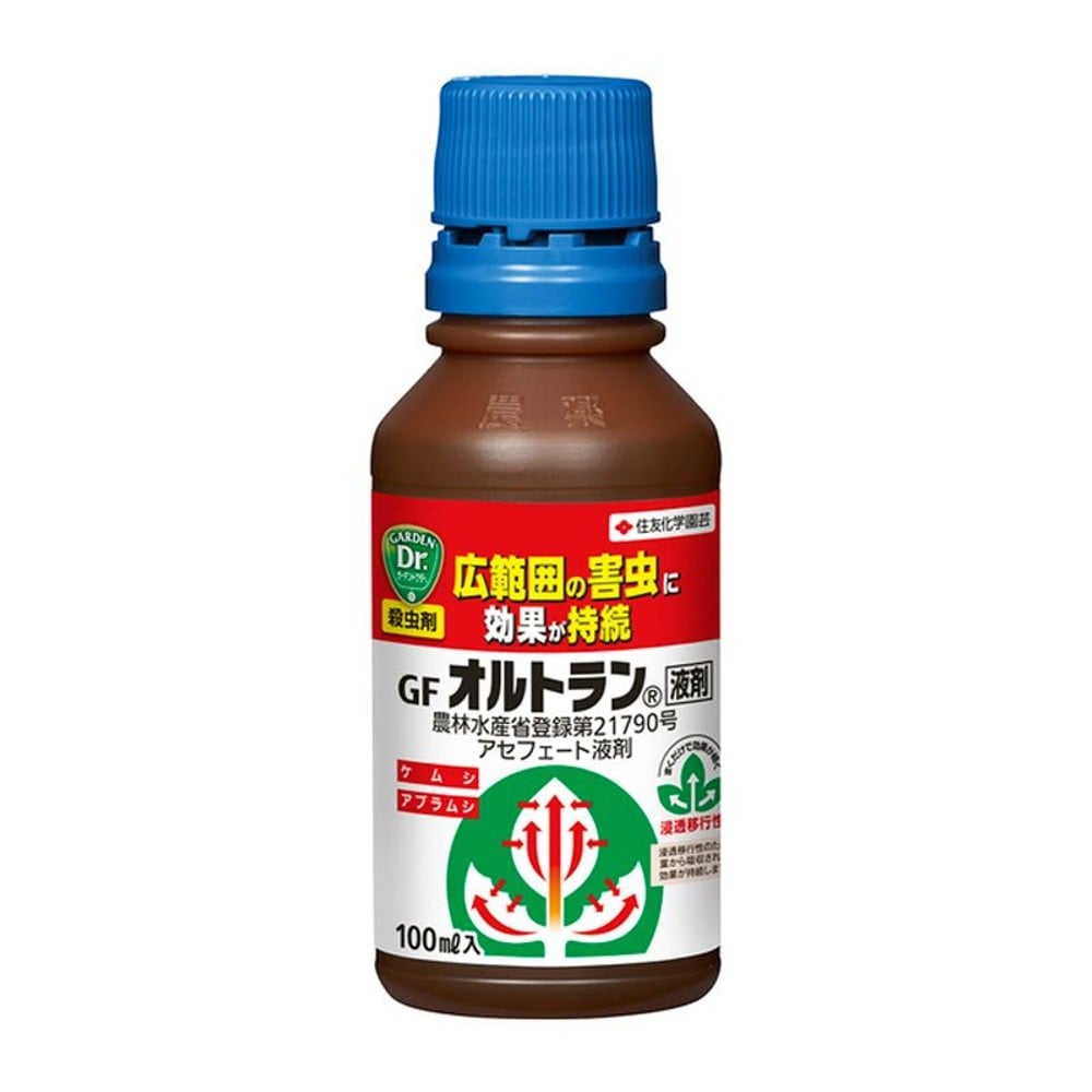 住友化学園芸　GFオルトラン液剤, 淡黄色澄明（100）, 100ml