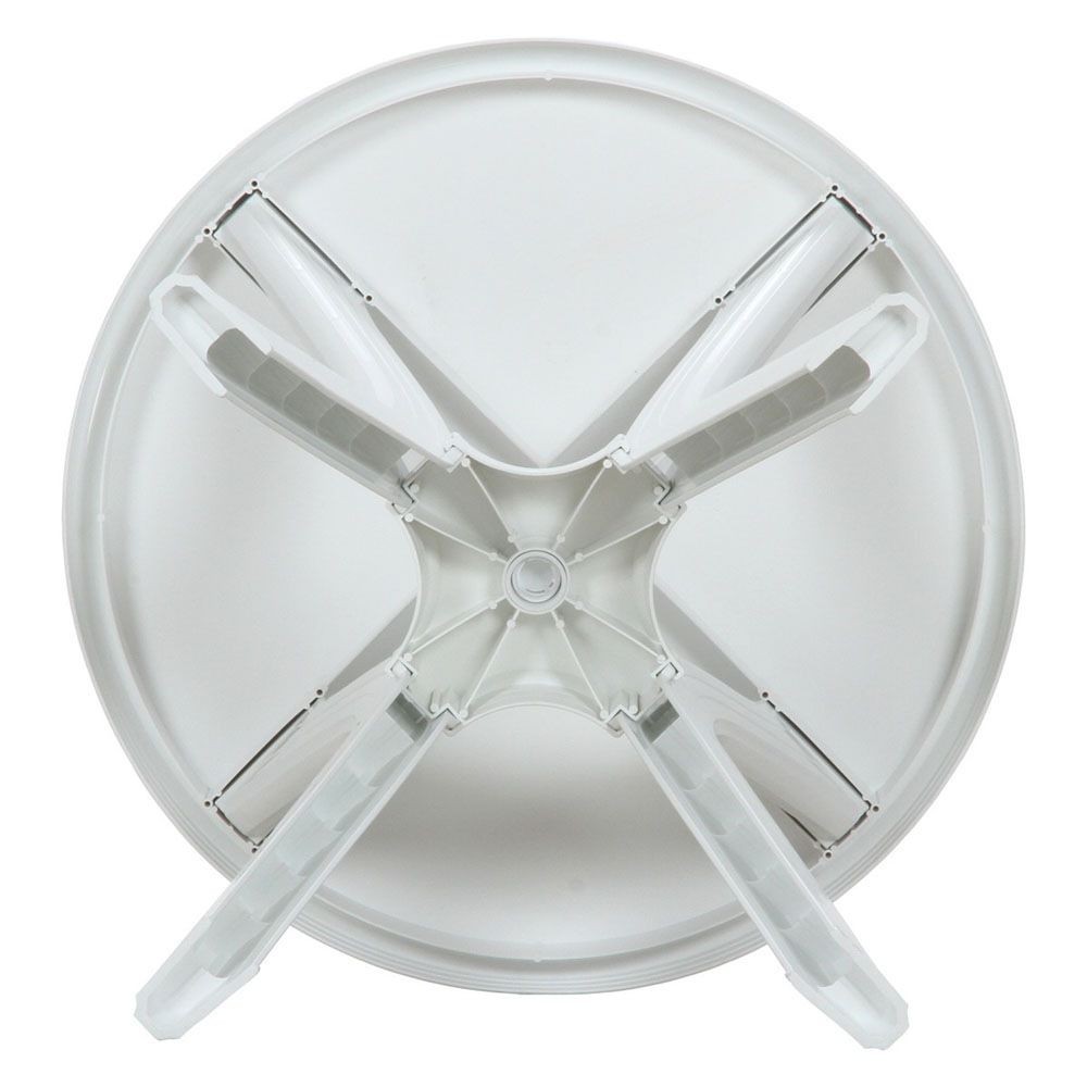 ＰＣ　ラウンドテーブル　アンジェロ　ホワイト（12278）【メーカー直送・代引不可】, ホワイト, 670×670