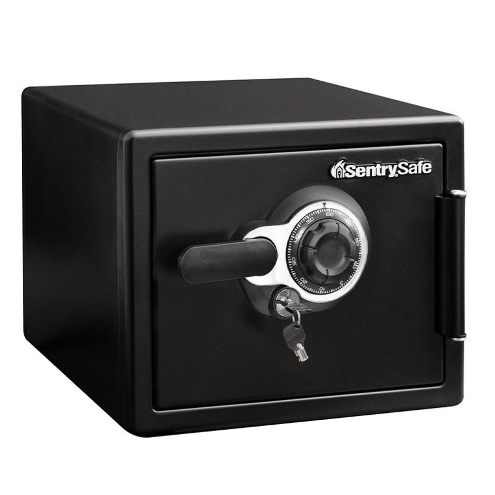 【廃棄料無料・開梱・設置費込】セントリー耐火・耐水金庫  JFW082DU ダイヤル式 1時間耐火 22.8L 【メーカー直送・代引不可】, ブラック, 22.8L