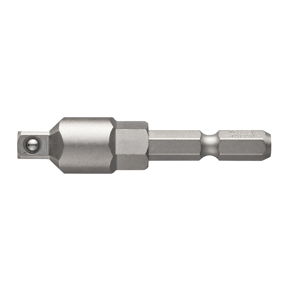 ベッセル ソケットアダプター スパナ掛 ソケット差込角6．35ｍｍ, シルバー, 6．35ｍｍ