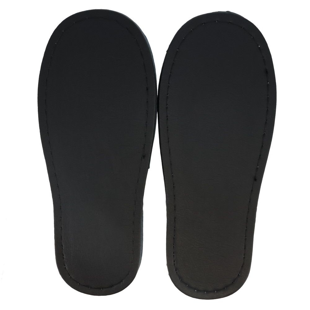 ムレにくい麻混スリッパ, ミント, Lサイズ