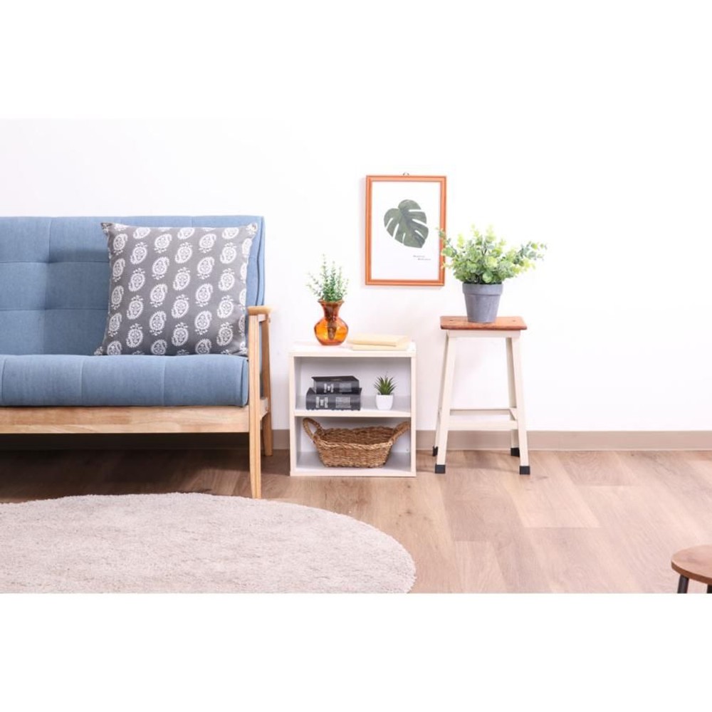 キューブボックス　棚付【メーカー直送 代引不可】, ナチュラル, 1段