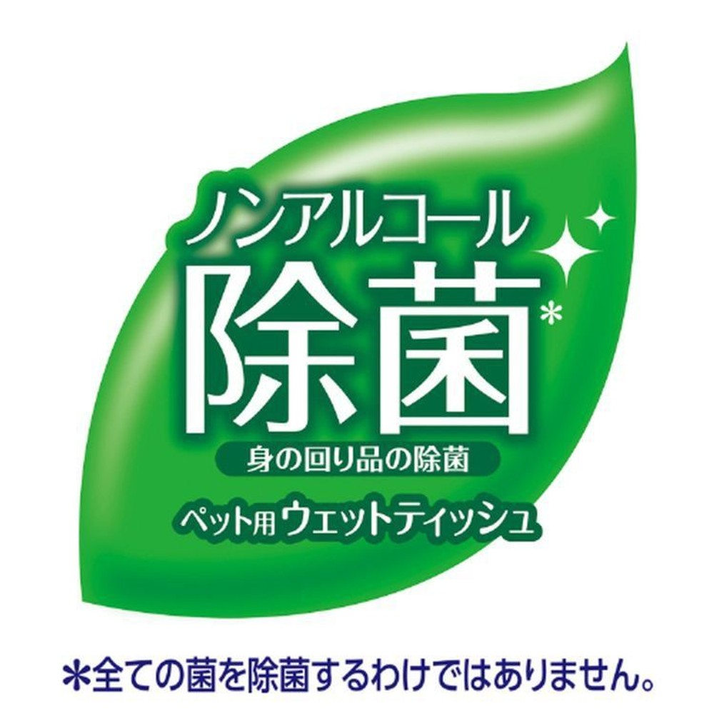 デオクリーン ノンアルコール除菌 ウェットティッシュ つめかえ用 ( 60枚&times;3個入 ), 19cm&times;13.5cm, 180枚