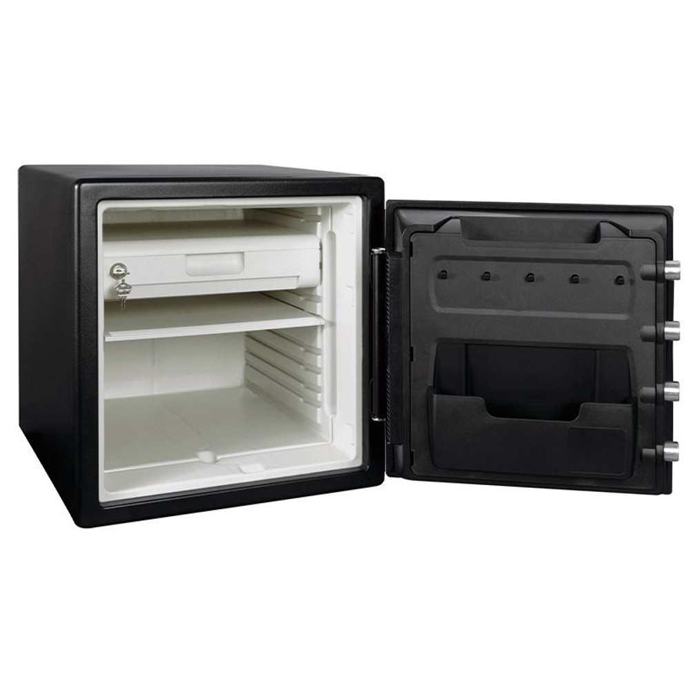 【開梱・設置費込】セントリー耐火・耐水金庫  JFW123GEL  テンキー式 1時間耐火 33.6L【メーカー直送・代引不可】, ブラック, 33.6L