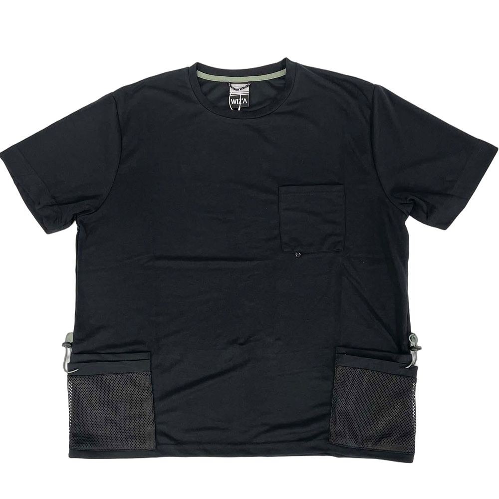 ウイザ WIZ'A ７ポケットＴシャツ　ブラック, ブラック, Lサイズ