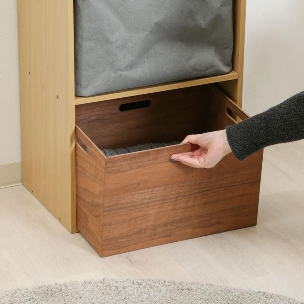 カラーボックス　可動棚3段【メーカー直送・代引不可】, ホワイト, 3段