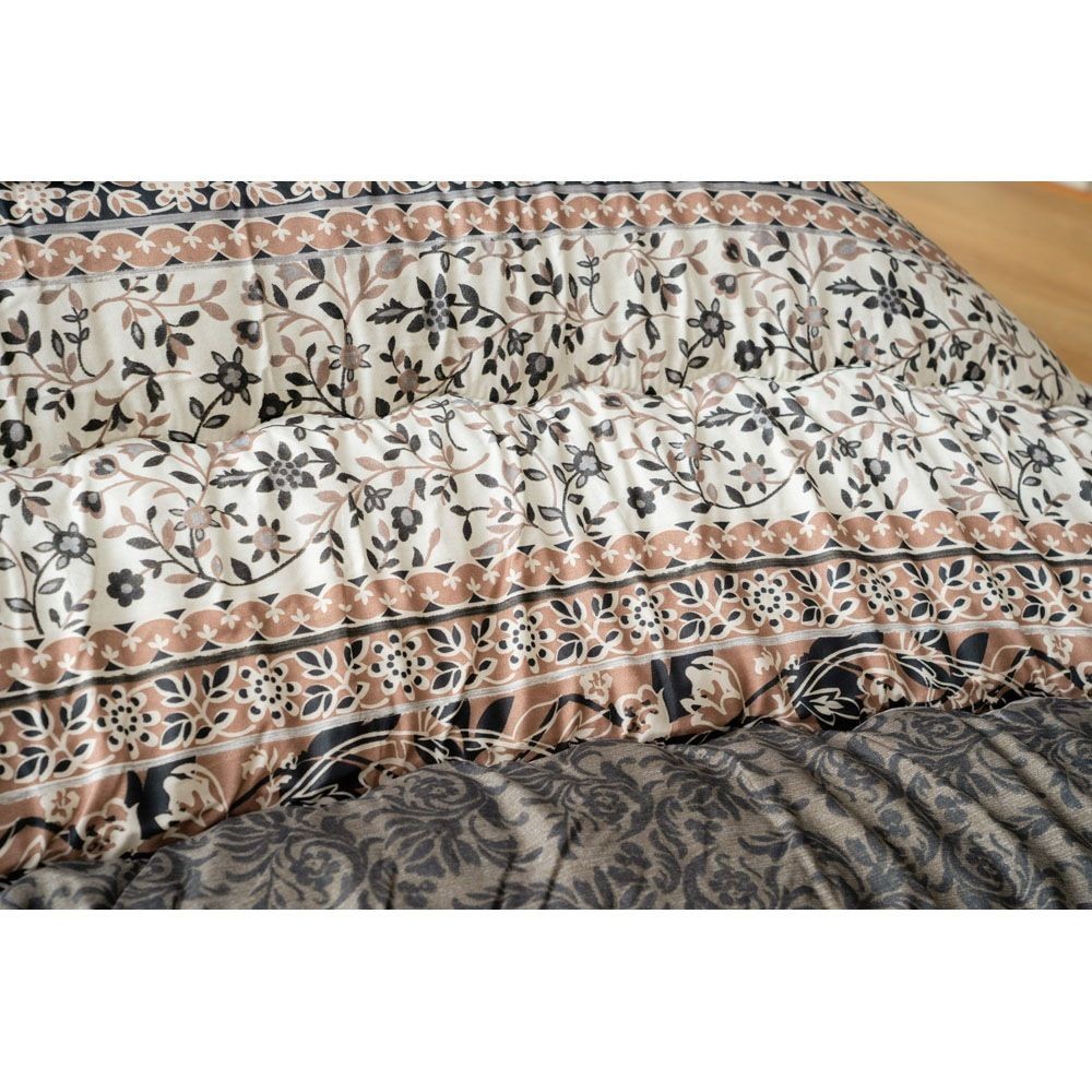 こたつ布団　レイエル【メーカー直送・代引不可】, ブラウン, 約205&times;205cm