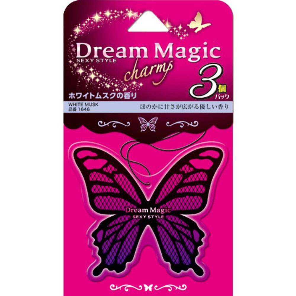 ドリームマジック チャーム3個パック ホワイトムスク, ピンク, 3個入り