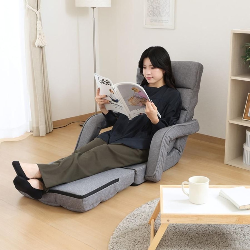 不二貿易 ４ＷＡＹ座椅子　ＢＲ【メーカー直送・代引不可】, グレー, 幅670mm×奥行mm×高さ700mm