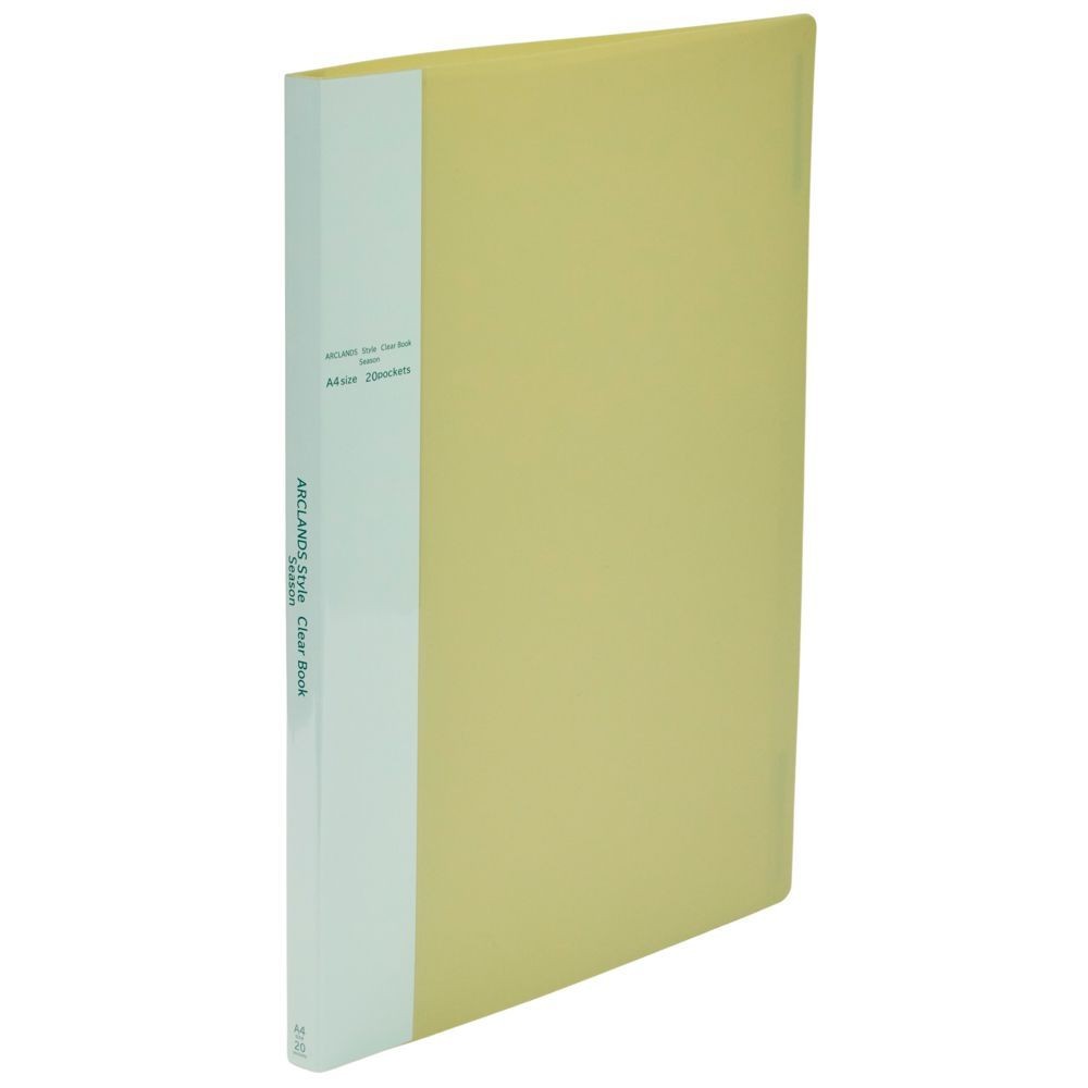 ウィザ WIZ'A ＳクリアブックＡ4サイズ 20ポケット, ピンク, 20ポケット