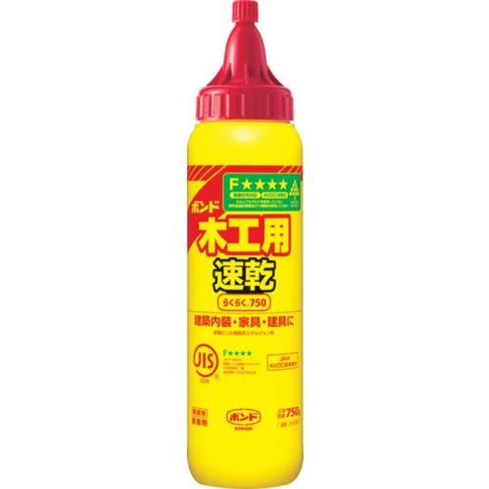コニシ ボンド木工用速乾 らくらく７５０ 750g, #40300, 750g