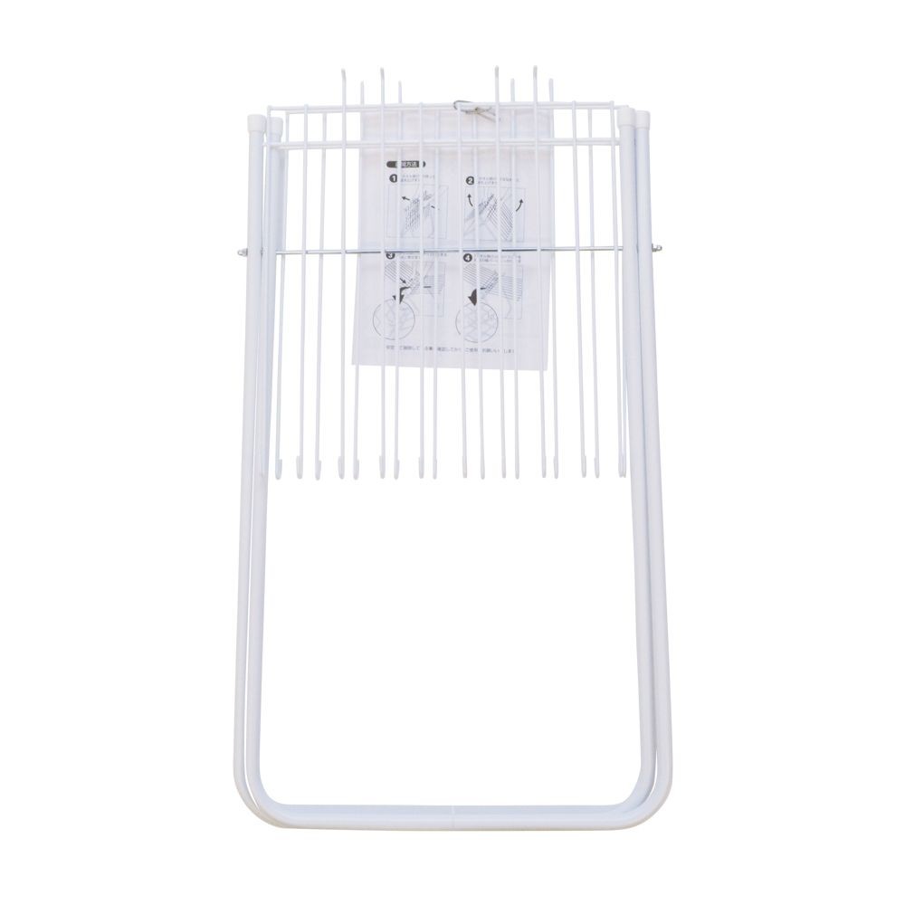 WIZ'A ウィザ たっぷり干せるタオルハンガー 20枚掛, ホワイト, 20枚掛け